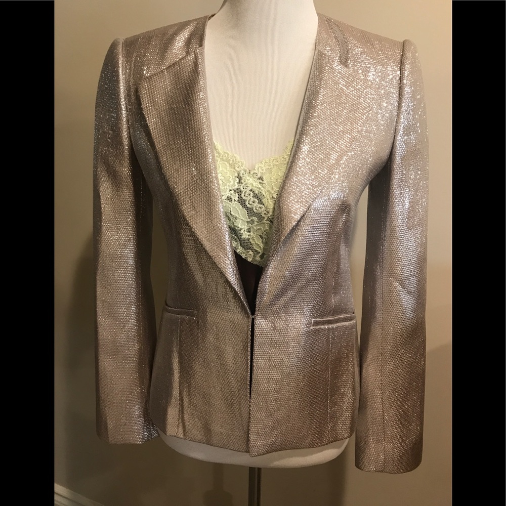Rachel Zoe Rose Gold Blazer